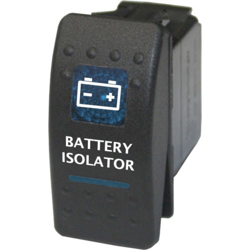 Battery isolator rocker switch