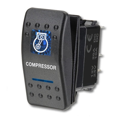Compressor rocker switch