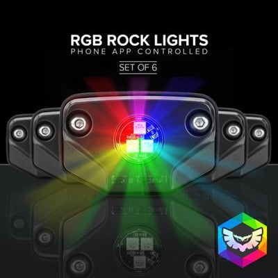 Stedi Surface LED ROK lights RGB x 6