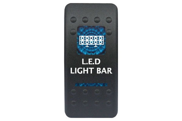 Light bar rocker switch