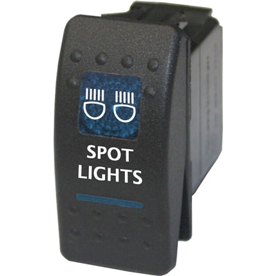 Spot light rocker switch
