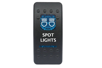 Spot light rocker switch