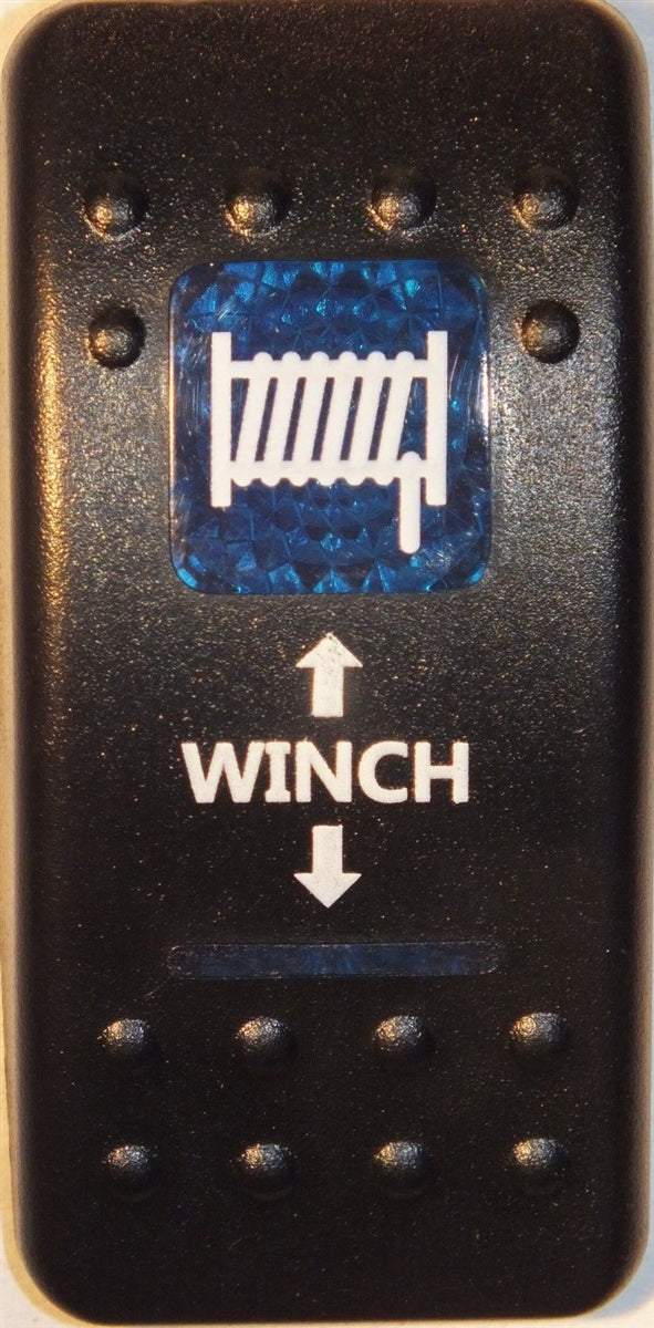 Winch in/out rocker switch