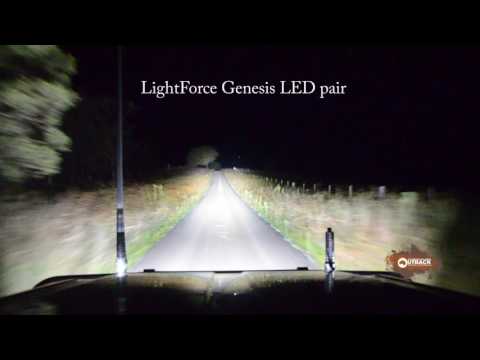 Lightforce Genesis Professional edition night driving video